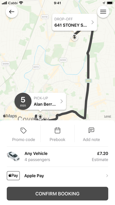 Lewis Taxis. Screenshot