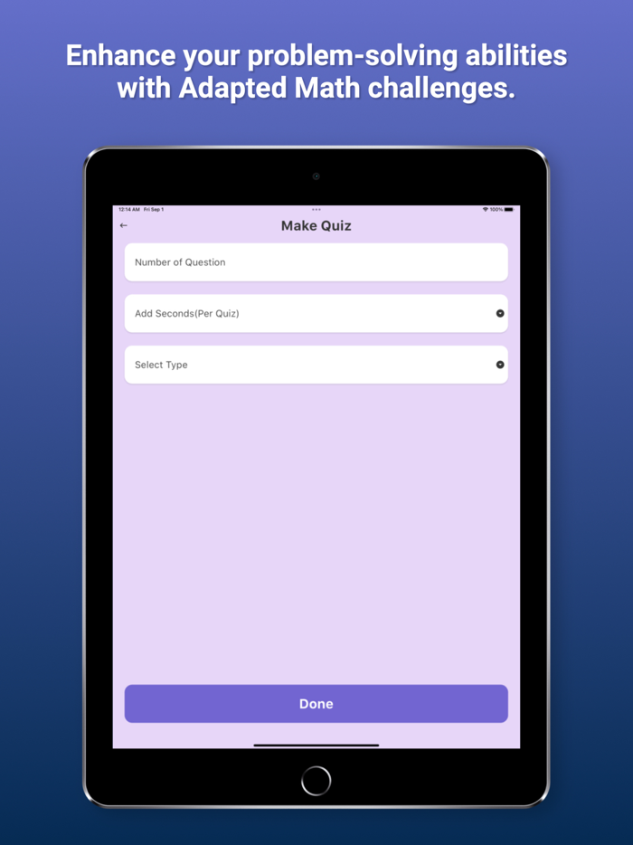 Adapted Math - Smart Mind Game