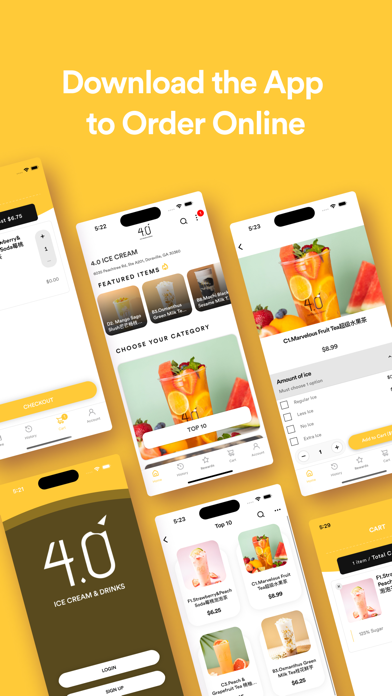 4.0 ICE CREAM & DRINKS Screenshot