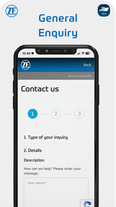 ZF Marine App Screenshot
