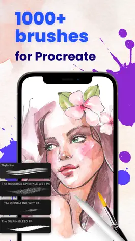 Game screenshot Brushes for Procreate - Pocket mod apk