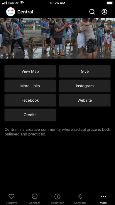 Galveston Central Church Screenshot