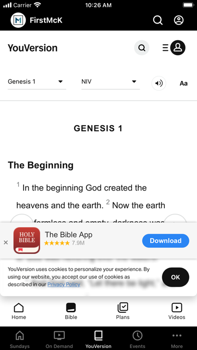 First McKinney Baptist Church Screenshot
