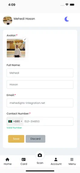 Game screenshot Tcard - Digital Business Card hack