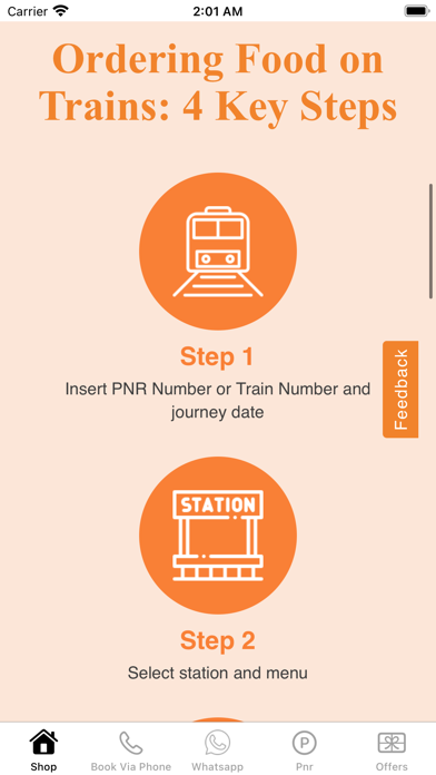 Gofoodieonline - food in train Screenshot