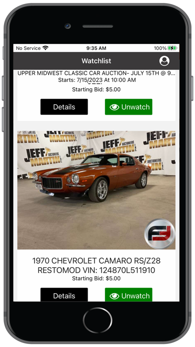 Freije & Freije Auctioneers Screenshot