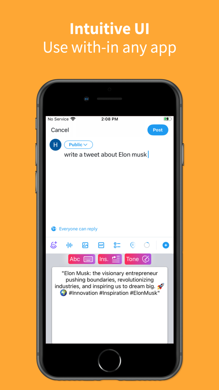 Minimalist AI Keyboard