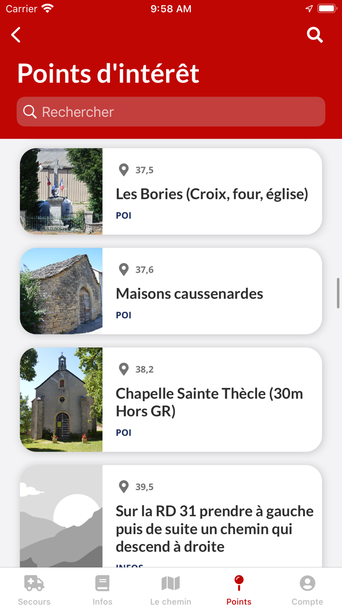 Randonnée chemin Urbain V