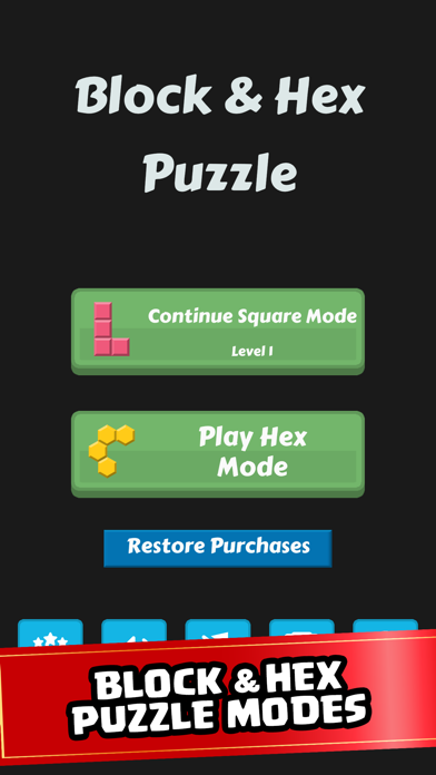 Screenshot #1 pour Block Buster: Hex and Square