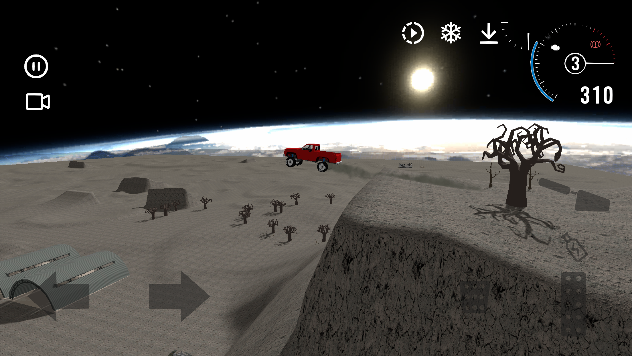 Car Crash Simulator in Space