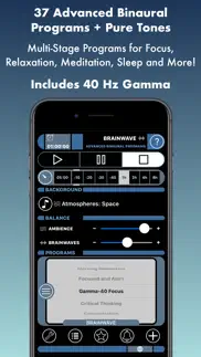 brainwave: 37 binaural series™ iphone screenshot 1