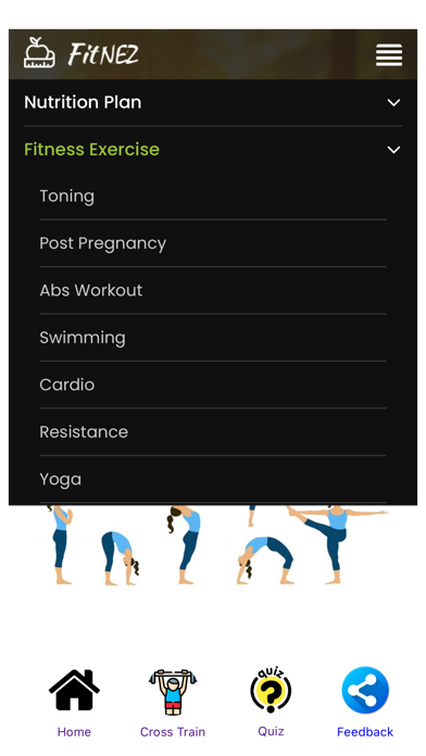 Fitness & Nutrition Screenshot