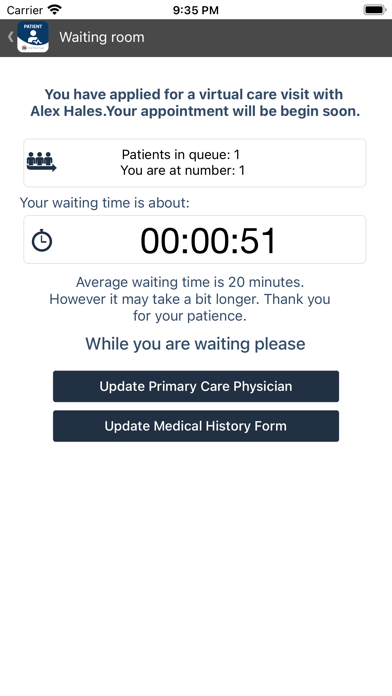 Total Direct Care Patient Screenshot