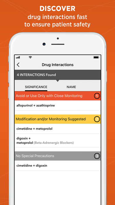Drug Interactions with Updates Screenshot