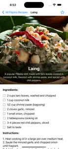 Filipino Food Recipes Offline screenshot #3 for iPhone