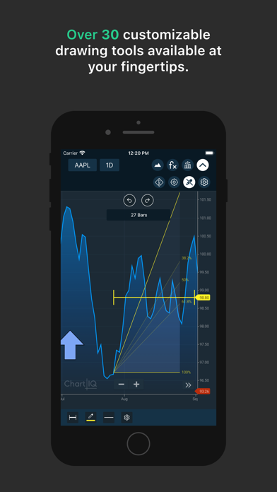 Screenshot #2 pour ChartIQ Analytical Simulator