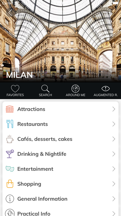 GeoStar Trip - My itinerary Screenshot