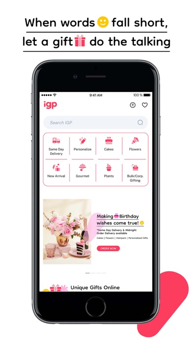 IGP: Gifts, Flowers & Cakes Screenshot