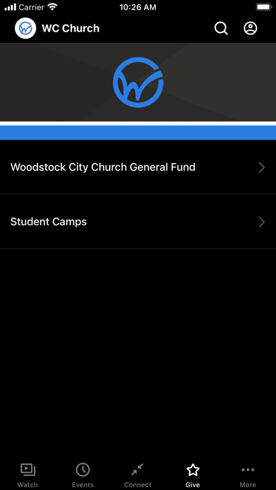 Woodstock City Church Screenshot