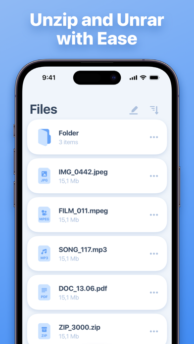 Zip & RAR Opener: UnZip Files Screenshot