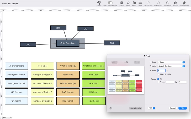 Org Chart Designer Pro 3 Screenshot