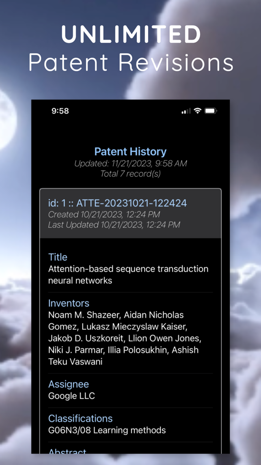 #7. Patent AI (iOS) By: Nitrocast, Inc.