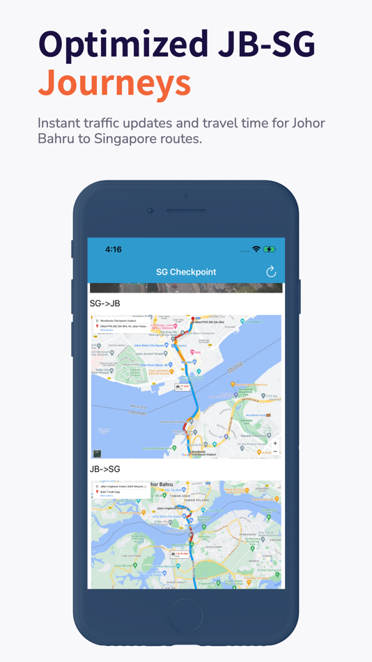 #3. SG Checkpoint - Traffic Timing (iOS) 由: Shaozhuang Chen