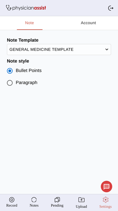 Physician Assist Screenshot