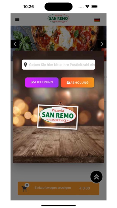 Pizzeria Sanremo Maxdorf Screenshot