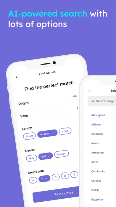 bebe - your perfect baby name Screenshot