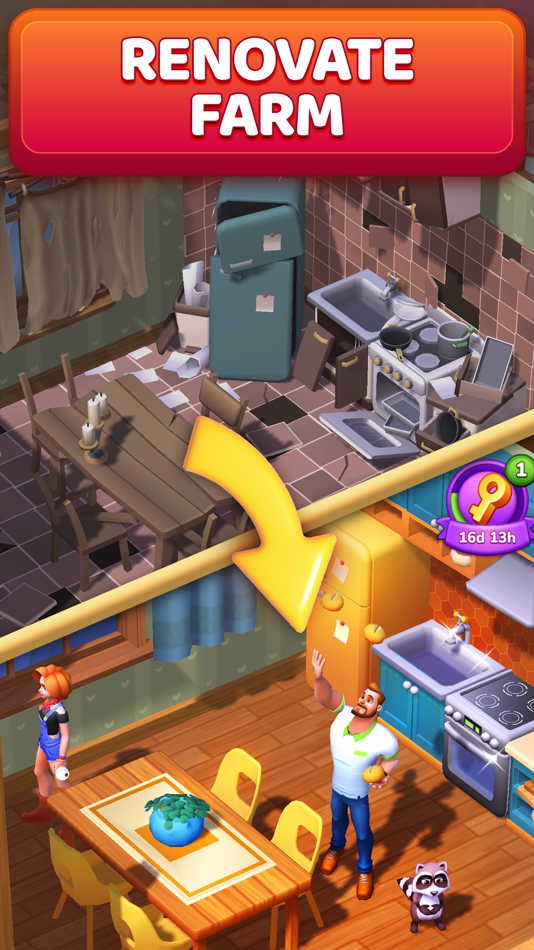 #3. Merge Farm Adventures (iOS) 由: byss mobile