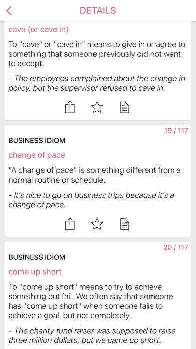 Clothing - Business idioms Screenshot