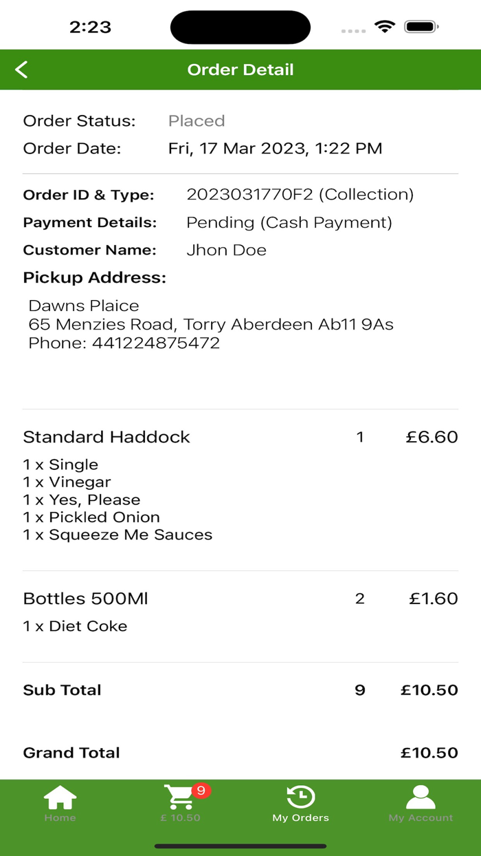 Dawns Plaice Aberdeen