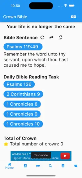 Game screenshot Crown Bible(KJV) Listen&Read mod apk