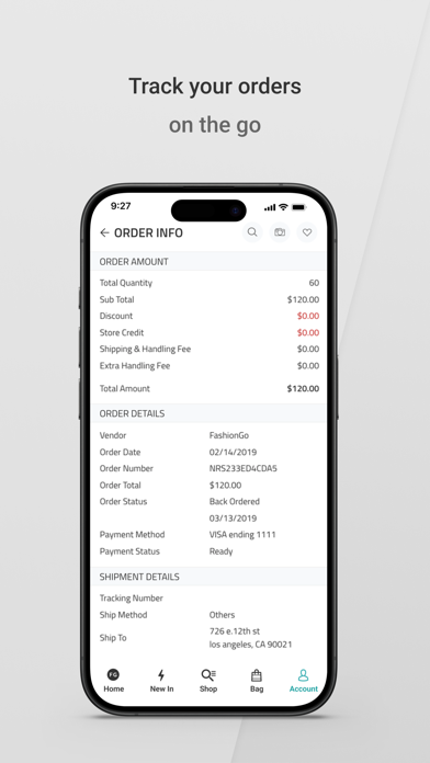 FASHIONGO WHOLESALE Screenshot
