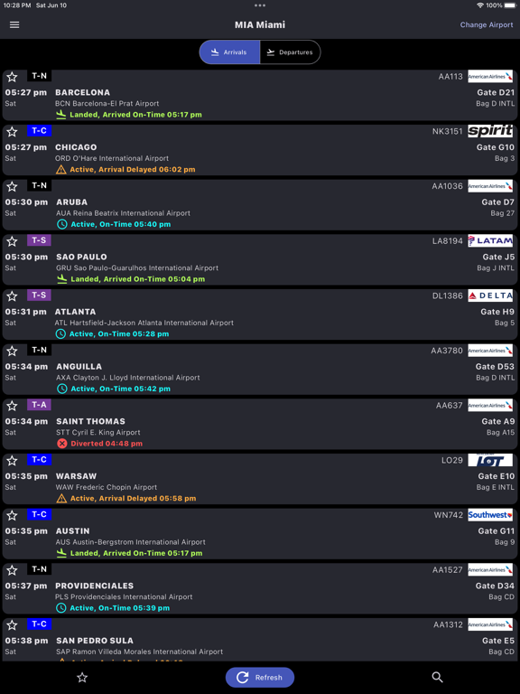 Screenshot #4 pour Miami Airport: Flight Info