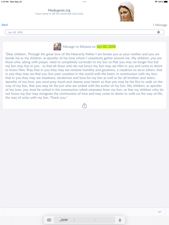 Medjugorje iPad screenshot 4 - Lifestyle app