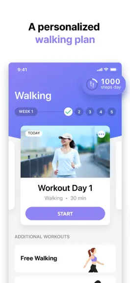 Game screenshot Walking App for Weight Loss apk