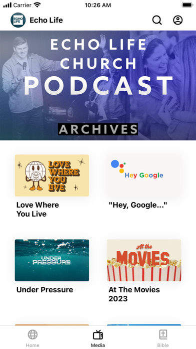 Echo Life Church Screenshot