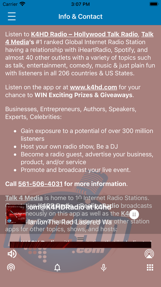 #3. K4HD Radio (iOS) By: Talk 4 Media, LLC