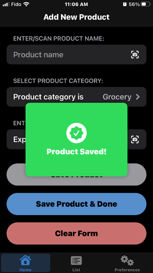 #5. ExpiRemind (iOS) Podle: Saj Panchal