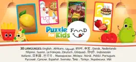 Game screenshot Kids puzzle games - learn food mod apk