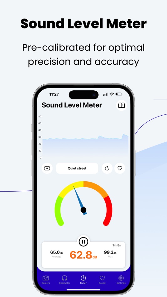 #1. Decibel Pro: Sound Level Meter (iOS) 来自: Emre Can Altaca