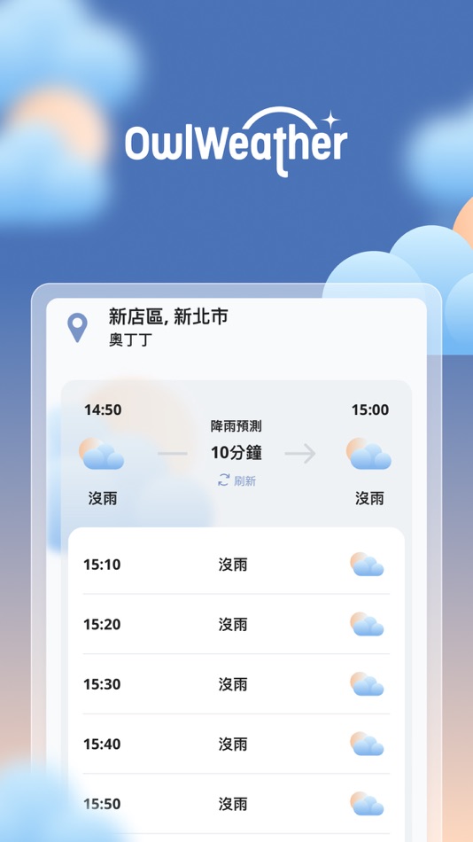 #2. OwlWeather 奧丁丁台灣即時氣象站 (iOS) 由: OBOOK Inc.