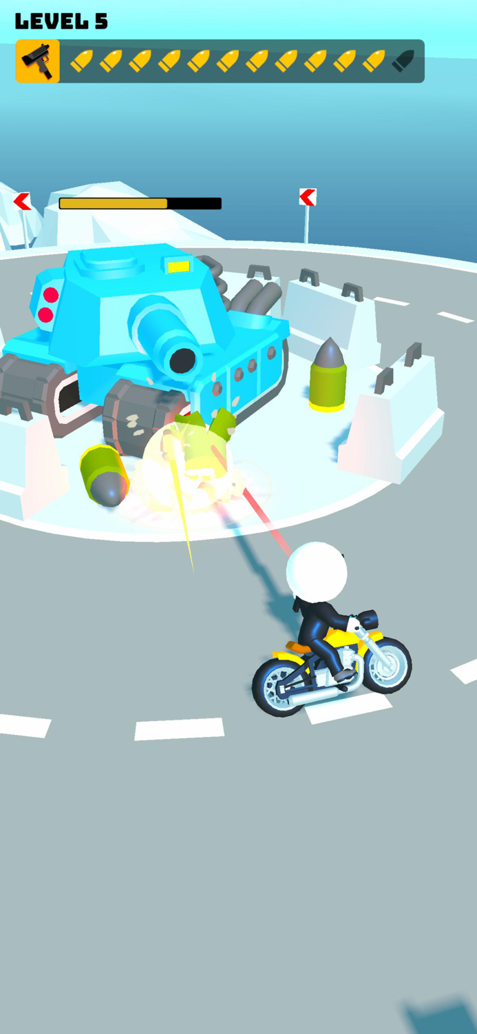 Guns and Bike Push the Trigger