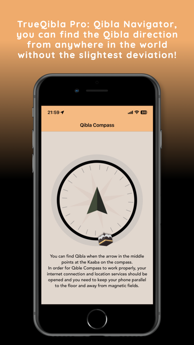 TrueQibla Pro: Qibla Navigatorのおすすめ画像1