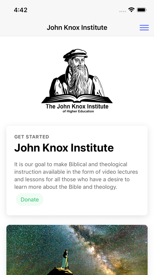 #1. John Knox Video Lectures (iOS) 게시자: John Knox Institute Digital