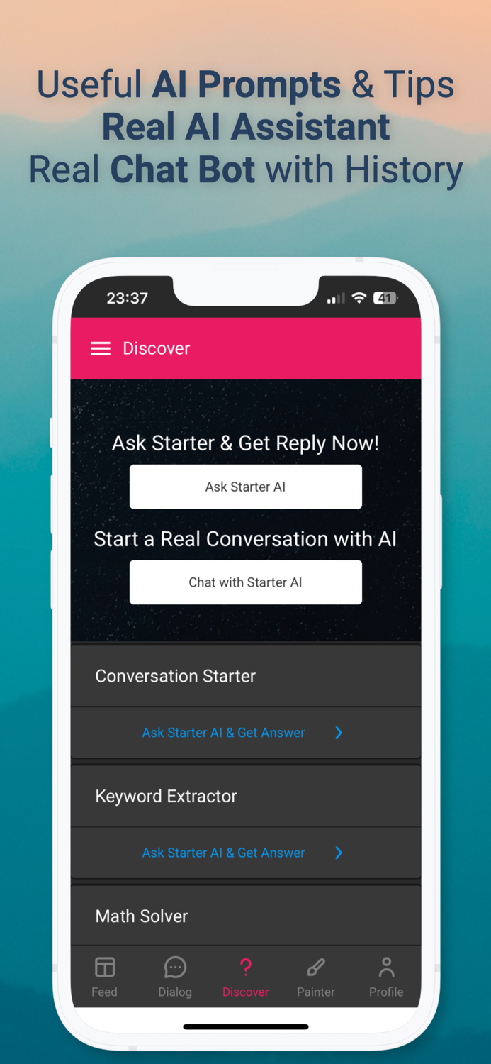 AI Chat Bot and Painter Starter