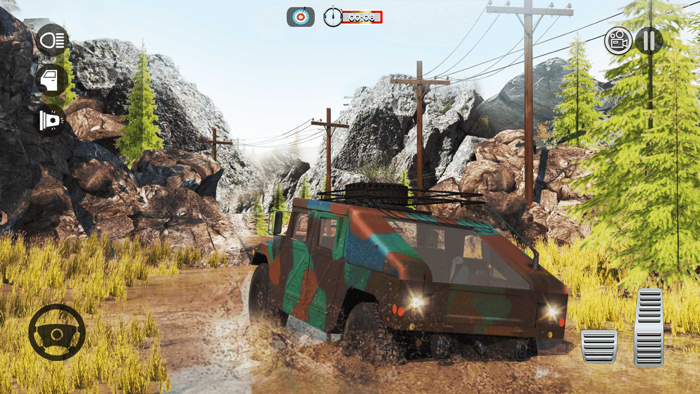 Offroad Jeep Hill Driving Game