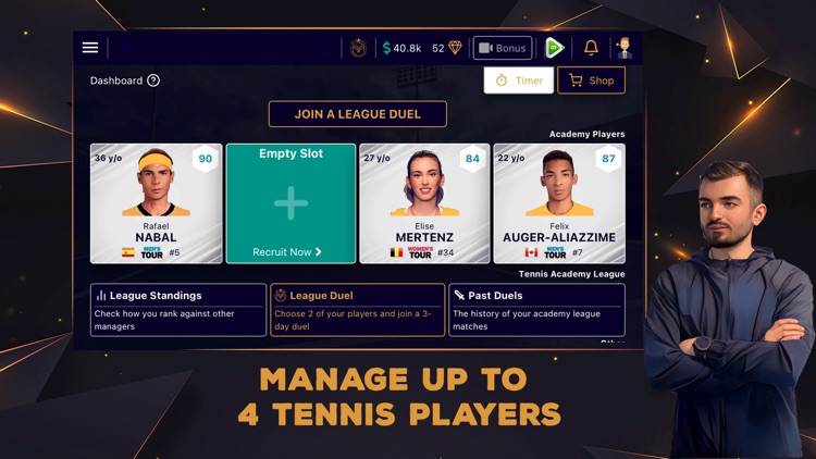 TAM - Tennis Manager Game